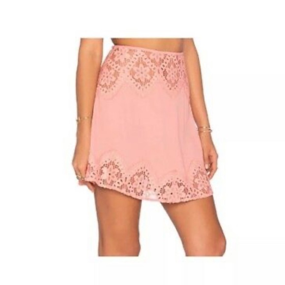 For Love & Lemons Lace Mini Skirt. - Picture 3 of 8